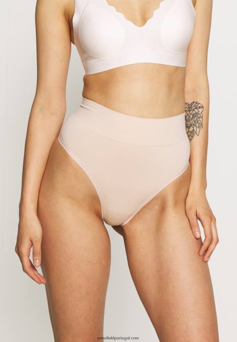 mulheres tanga de cintura alta 2pp bege F4BZ0D1015 Anna Field