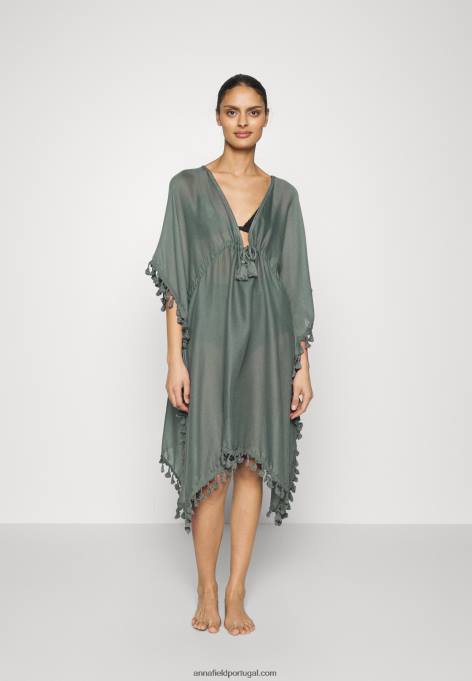 mulheres acessório de praia caqui F4BZ0D744 Anna Field