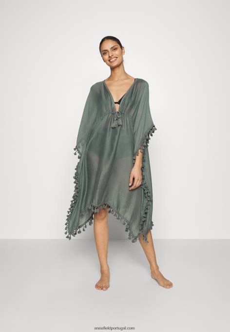 mulheres acessório de praia caqui F4BZ0D744 Anna Field