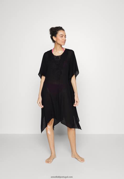 mulheres acessório de praia preto F4BZ0D743 Anna Field