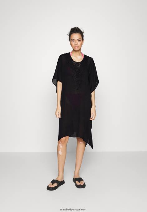 mulheres acessório de praia preto F4BZ0D743 Anna Field