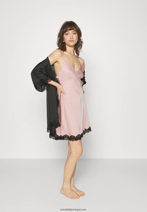 mulheres camisola rosa/preta F4BZ0D1041 Anna Field