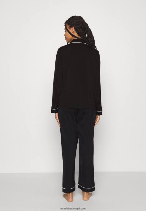 mulheres conjunto de pijama preto F4BZ0D1072 Anna Field