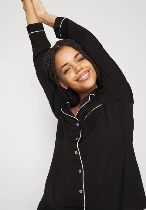 mulheres conjunto de pijama preto F4BZ0D1072 Anna Field