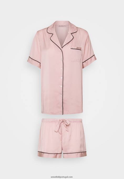 mulheres conjunto de pijama rosa F4BZ0D1073 Anna Field