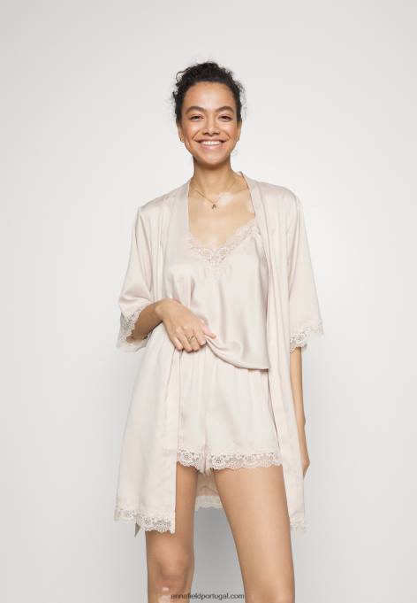 mulheres roupão off-white F4BZ0D1078 Anna Field