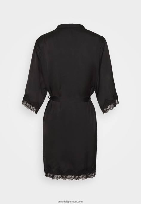 mulheres roupão preto F4BZ0D1085 Anna Field