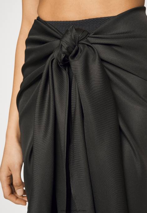 mulheres geo print sarong 917 saia envelope multicolorida 802 preta F4BZ0D815 Anna Field