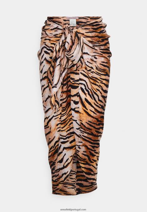 mulheres geo print sarong 917 saia envelope multicolorida multicolorida F4BZ0D812 Anna Field