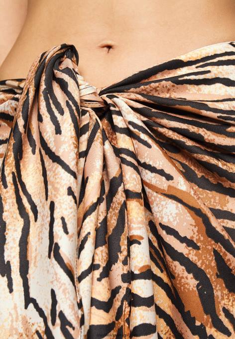 mulheres geo print sarong 917 saia envelope multicolorida multicolorida F4BZ0D812 Anna Field