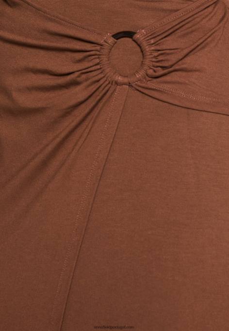 mulheres saia envelope marrom escuro F4BZ0D814 Anna Field