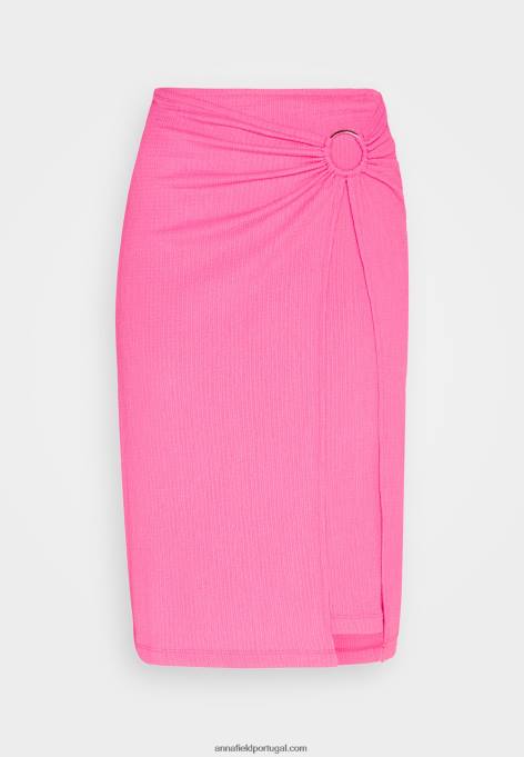mulheres saia envelope rosa F4BZ0D805 Anna Field