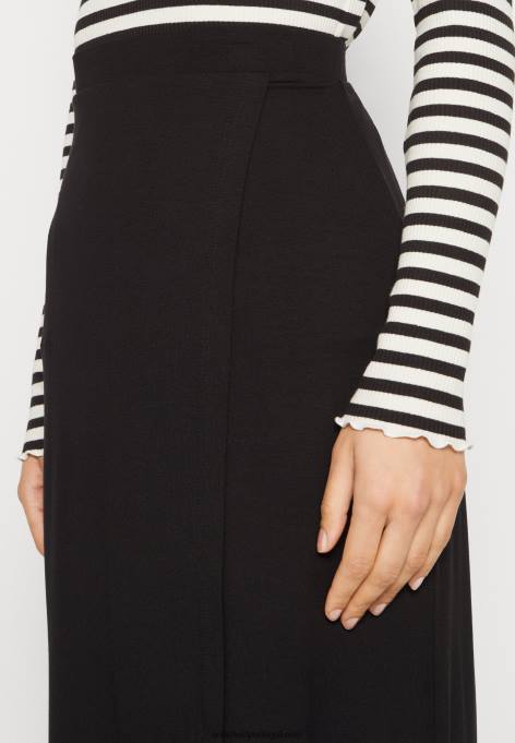 mulheres saia envolvente preta F4BZ0D813 Anna Field