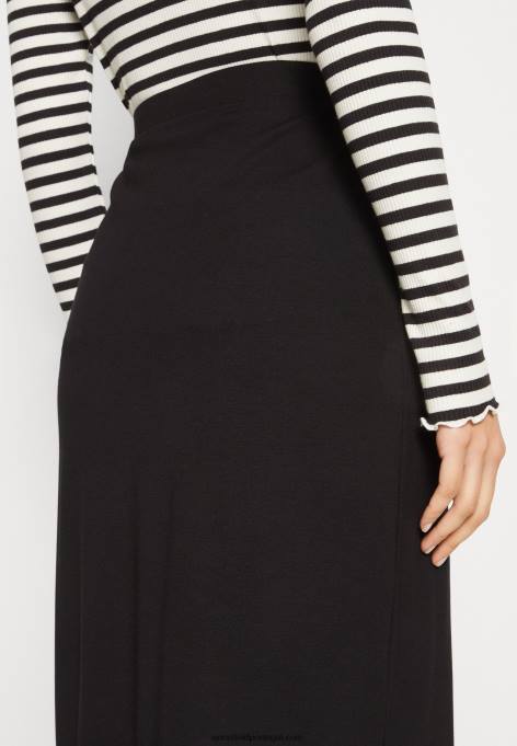 mulheres saia envolvente preta F4BZ0D813 Anna Field