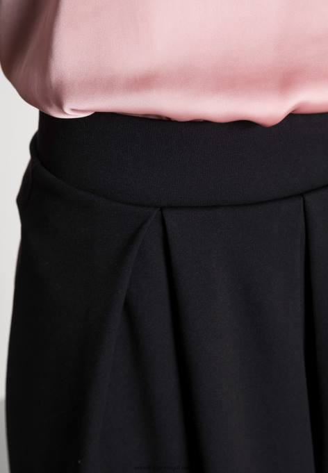 mulheres saia evasê preta F4BZ0D773 Anna Field