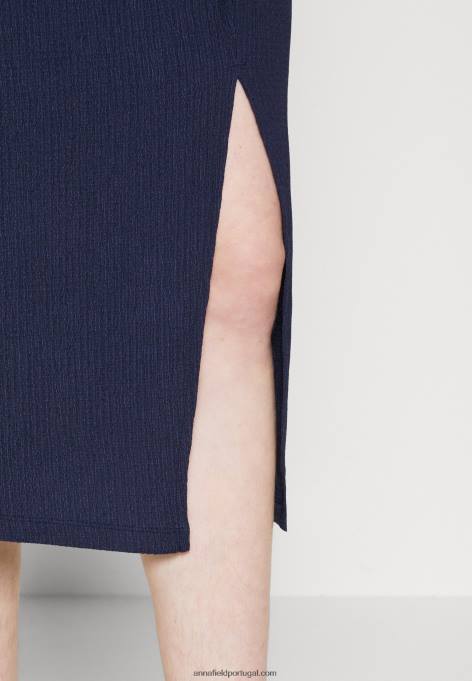 mulheres saia lápis azul escuro F4BZ0D810 Anna Field