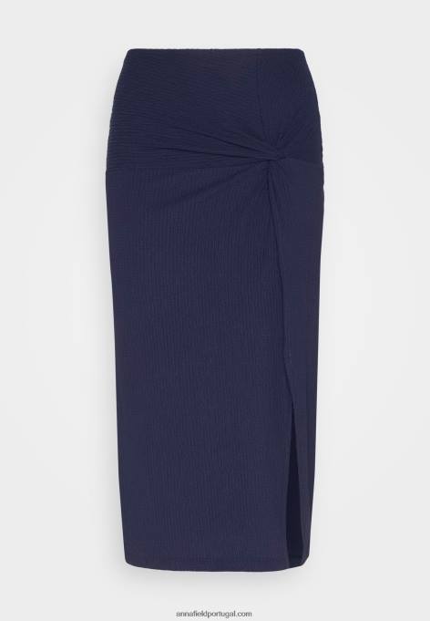 mulheres saia lápis azul escuro F4BZ0D810 Anna Field