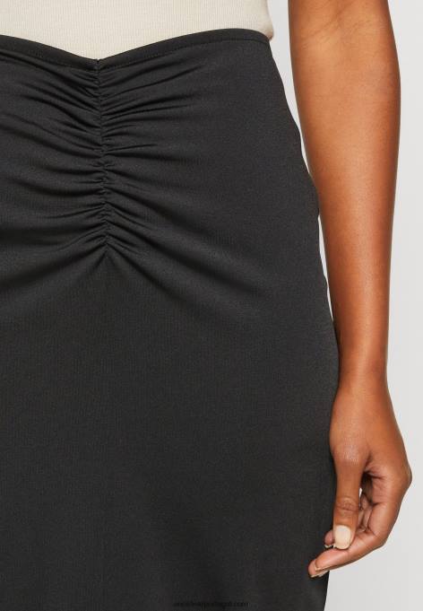 mulheres saia lápis preta F4BZ0D802 Anna Field