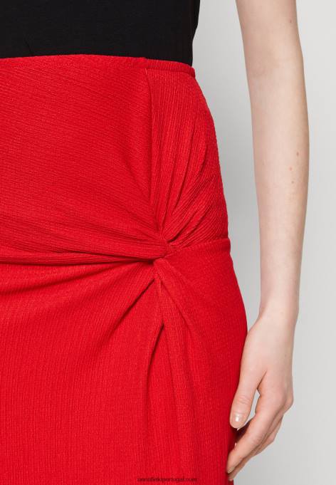 mulheres saia lápis vermelha F4BZ0D809 Anna Field