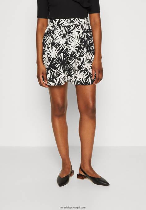 mulheres shorts preto/esbranquiçado F4BZ0D860 Anna Field