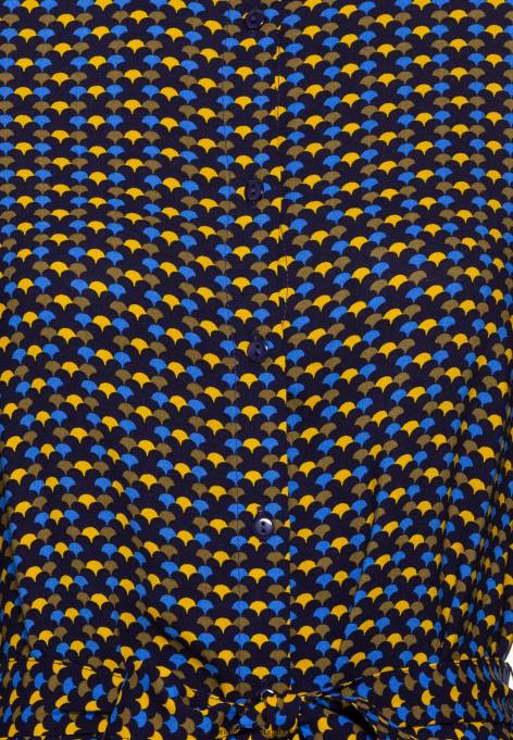 mulheres camisa vestido azul/amarelo F4BZ0D81 Anna Field