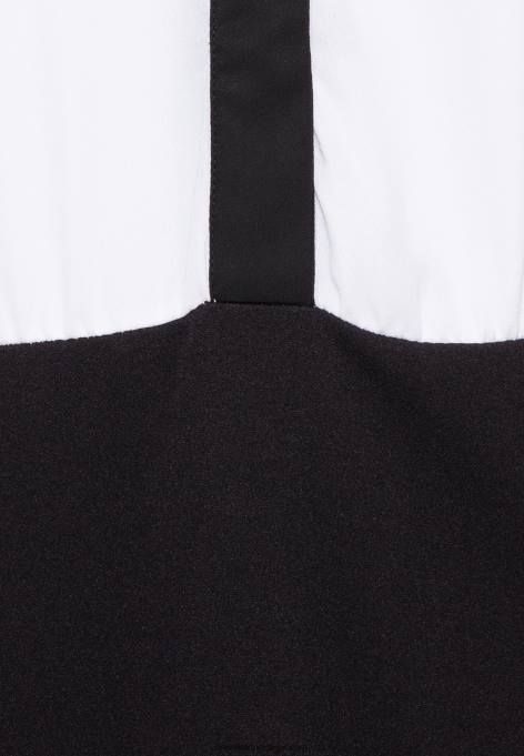 mulheres camisa vestido preto/branco F4BZ0D87 Anna Field