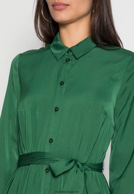 mulheres camisa vestido verde escuro F4BZ0D80 Anna Field