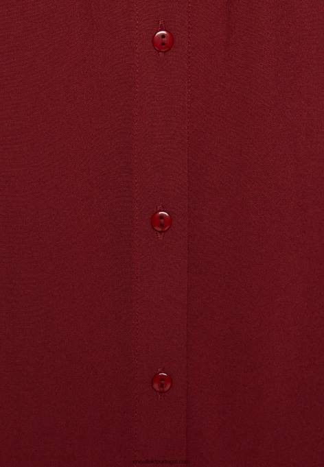 mulheres camisa vestido vermelho escuro F4BZ0D84 Anna Field