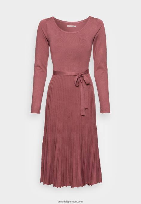 mulheres jumper vestido rosa F4BZ0D226 Anna Field