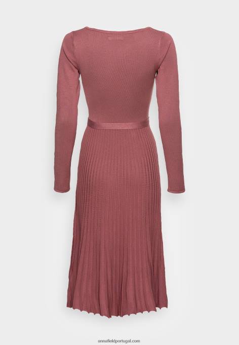 mulheres jumper vestido rosa F4BZ0D226 Anna Field