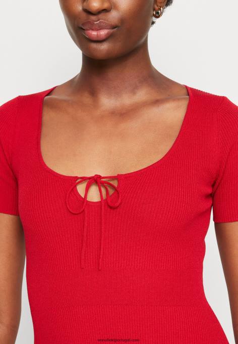 mulheres jumper vestido vermelho F4BZ0D231 Anna Field