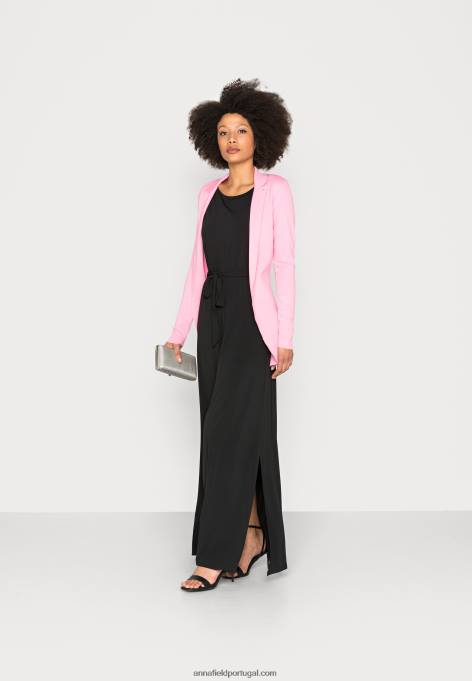 mulheres maxi vestido preto F4BZ0D221 Anna Field