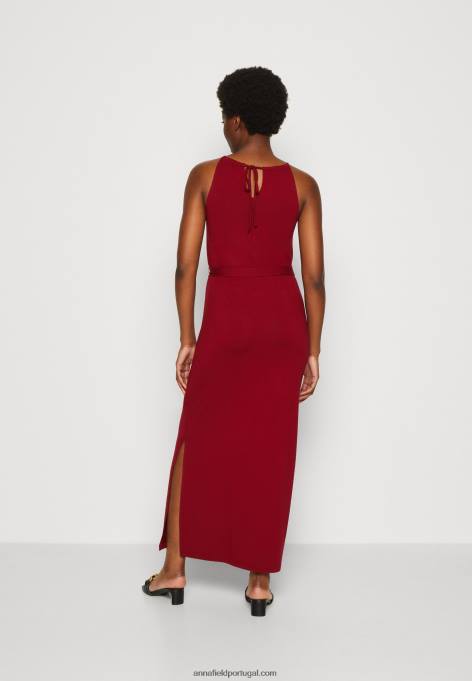 mulheres maxi vestido vermelho escuro F4BZ0D125 Anna Field