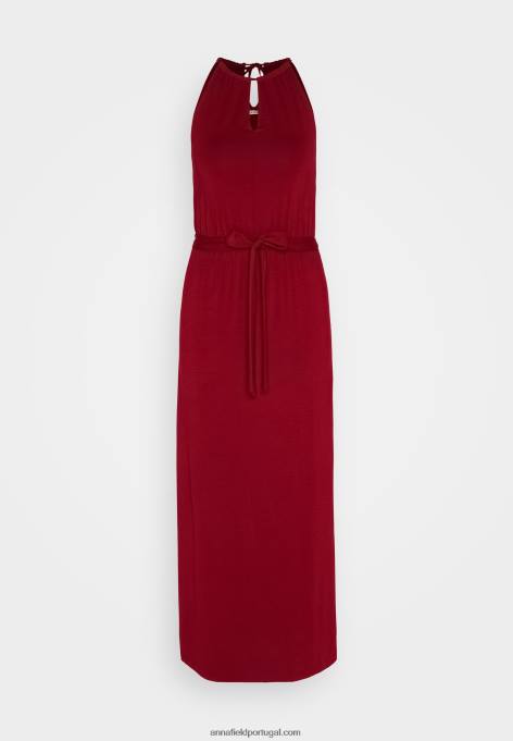 mulheres maxi vestido vermelho escuro F4BZ0D125 Anna Field