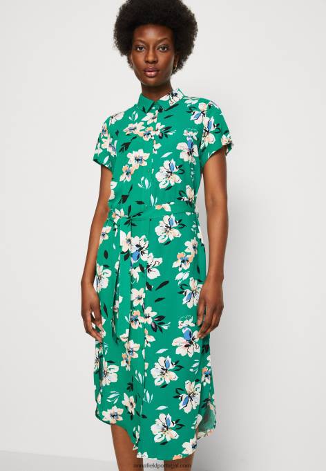 mulheres vestido de camisa verde/rosa F4BZ0D89 Anna Field