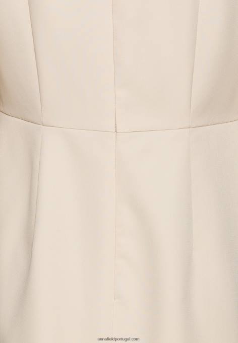 mulheres vestido de coquetel vestido de festa bege F4BZ0D37 Anna Field