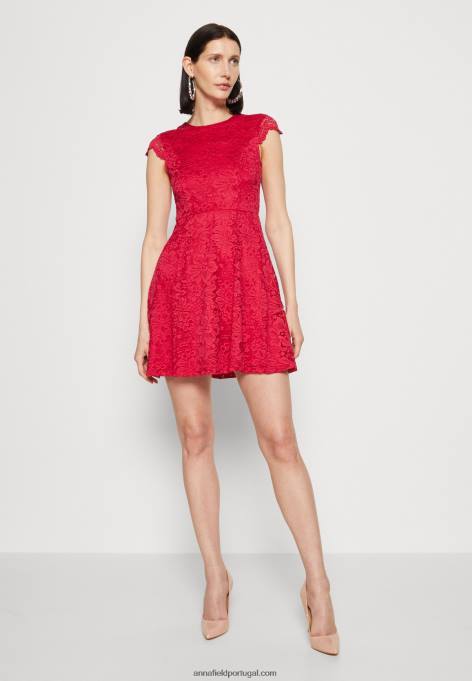 mulheres vestido de coquetel vestido de festa berry F4BZ0D61 Anna Field