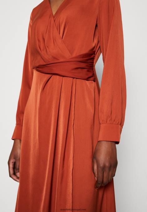 mulheres vestido de coquetel vestido de festa marrom F4BZ0D54 Anna Field