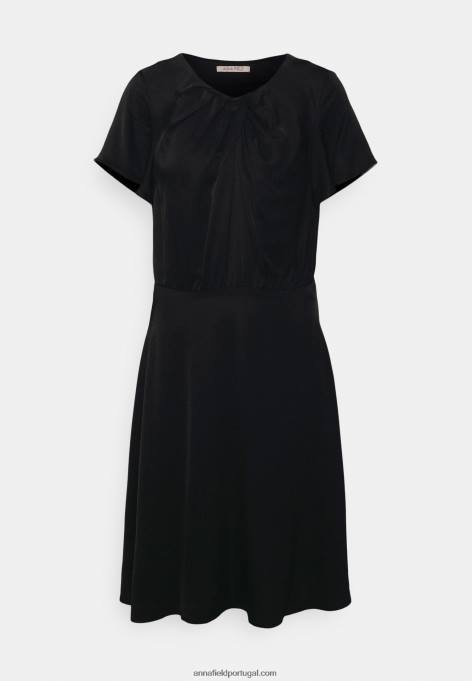 mulheres vestido de coquetel vestido de festa preto F4BZ0D56 Anna Field