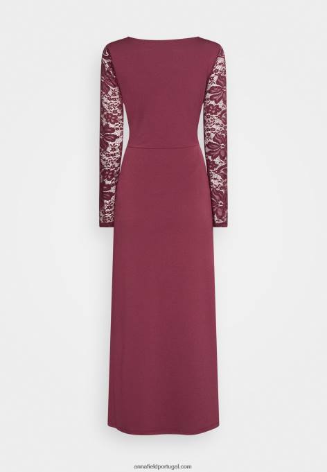 mulheres vestido de coquetel vestido de festa roxo F4BZ0D35 Anna Field