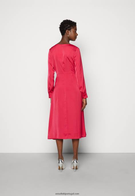 mulheres vestido de coquetel vestido de festa vermelho F4BZ0D32 Anna Field