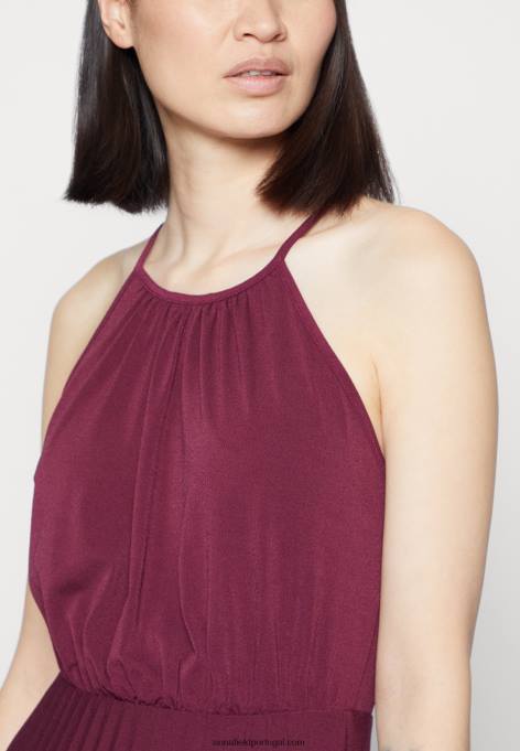 mulheres vestido de coquetel vestido de festa vermelho escuro F4BZ0D65 Anna Field