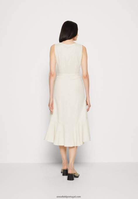 mulheres vestido de dia bege F4BZ0D16 Anna Field