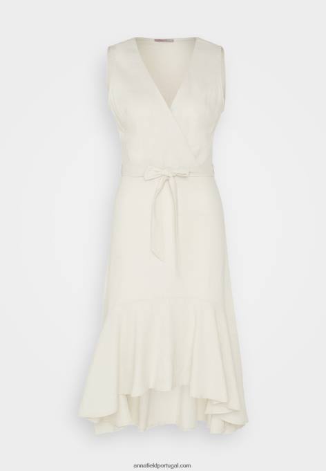 mulheres vestido de dia bege F4BZ0D16 Anna Field