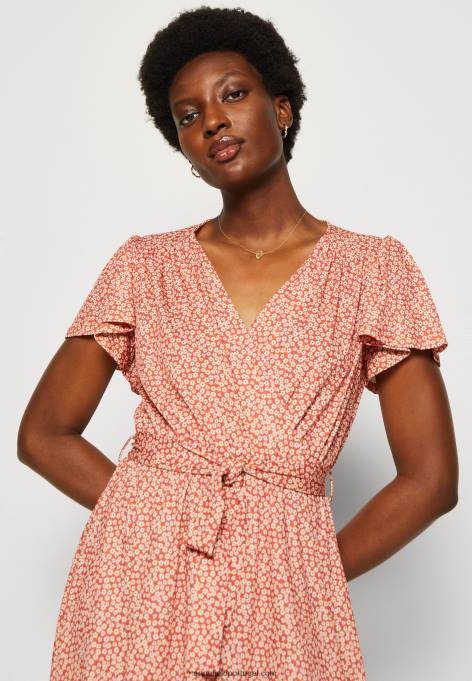 mulheres vestido de dia marrom/branco F4BZ0D3 Anna Field