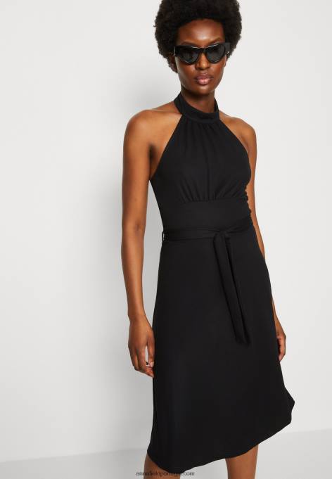 mulheres vestido de dia preto F4BZ0D26 Anna Field