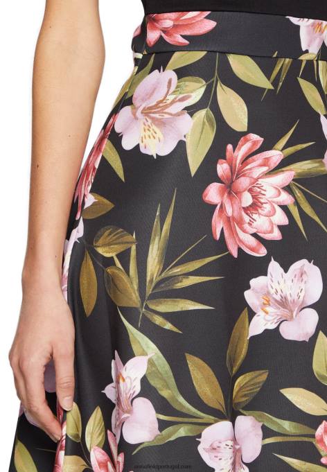 mulheres vestido de dia preto/preto/rosa F4BZ0D15 Anna Field