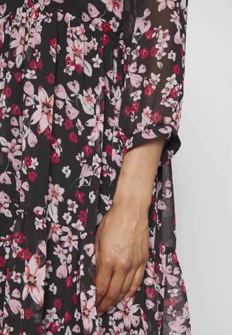 mulheres vestido de dia rosa/preto/multicolorido F4BZ0D31 Anna Field