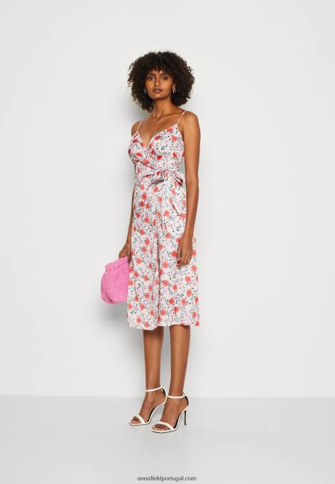 mulheres vestido de dia rosa/vermelho F4BZ0D14 Anna Field