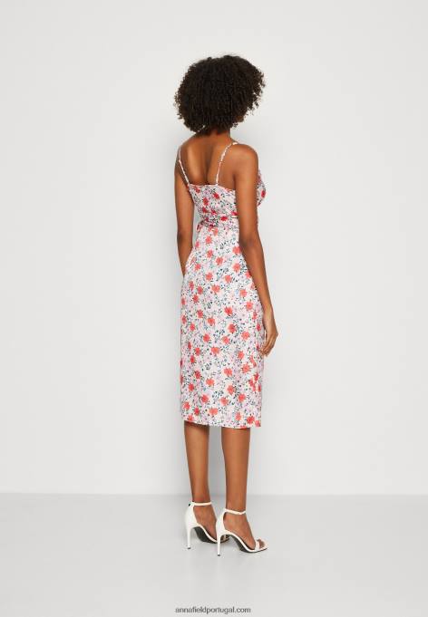 mulheres vestido de dia rosa/vermelho F4BZ0D14 Anna Field